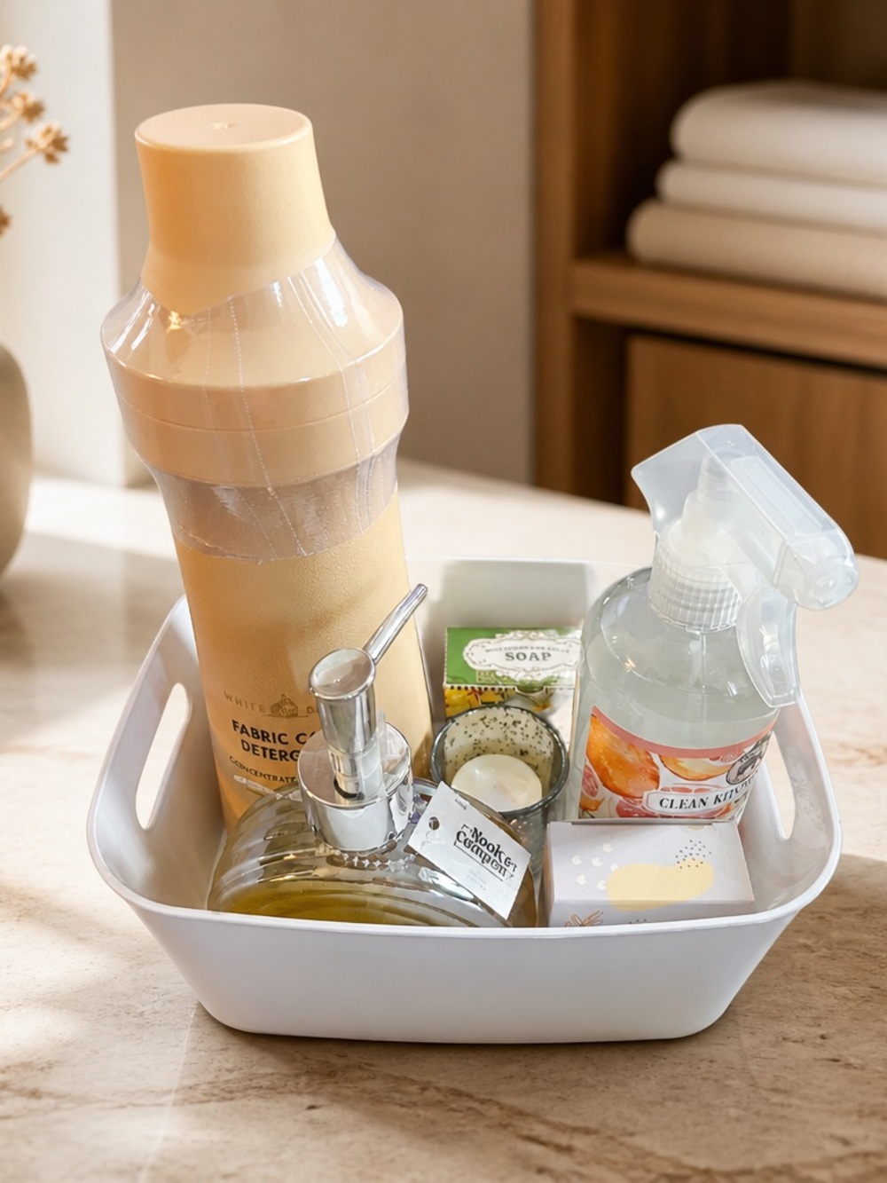 Peach Fabric Care & Body Essentials Set - Women Bath & Body